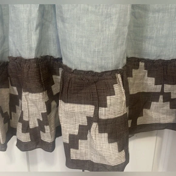 Knee length 100% linen dress - Picture 3 of 11